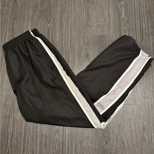 Mens Vintage Classic Starter Windbreaker Pants Sportswear Black/White Size Med
